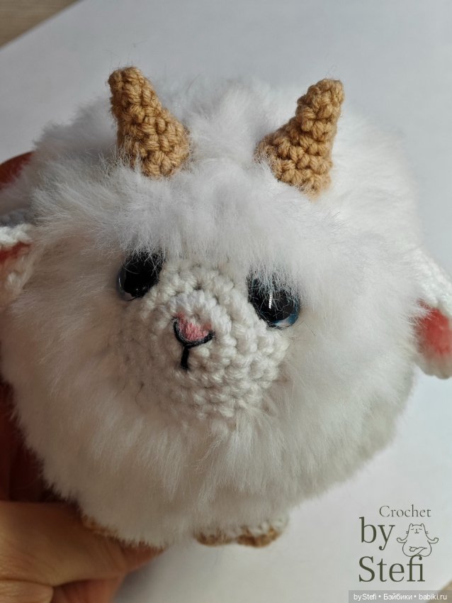 Пушистый Козлёночек — Вязаные игрушки и амигуруми: крючком
