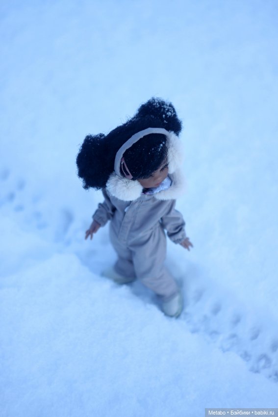 Мелкая в снежных просторах