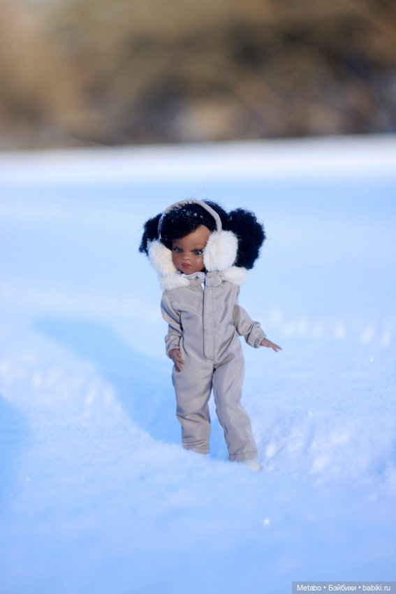 Мелкая в снежных просторах