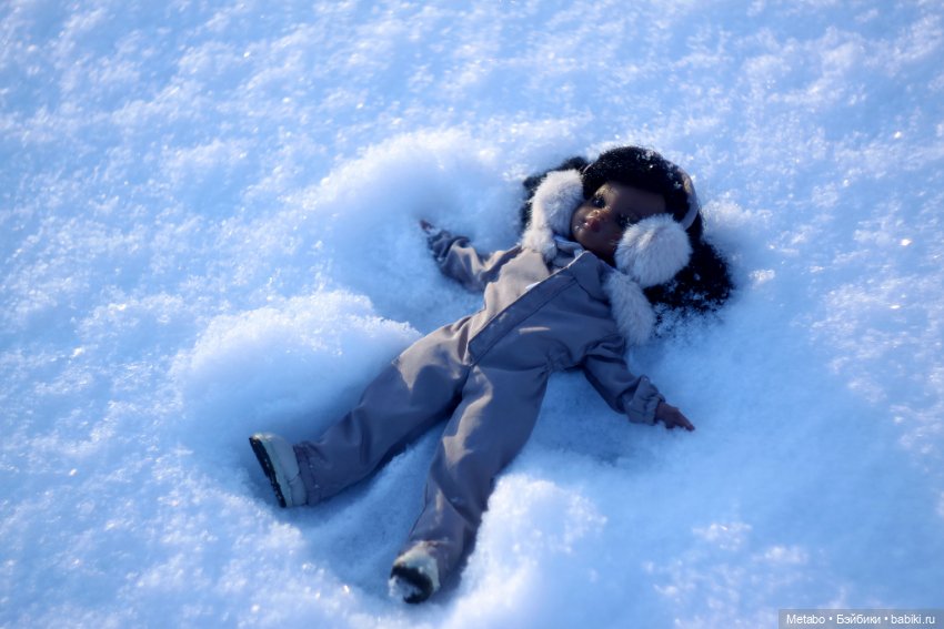 Мелкая в снежных просторах