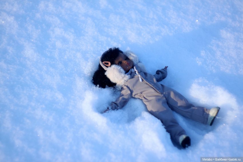 Мелкая в снежных просторах