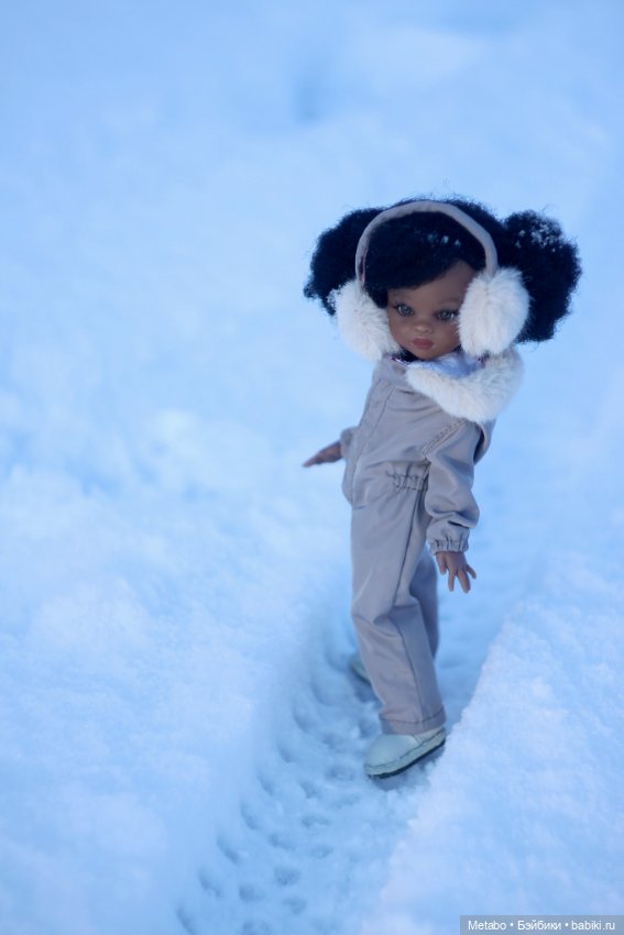 Мелкая в снежных просторах