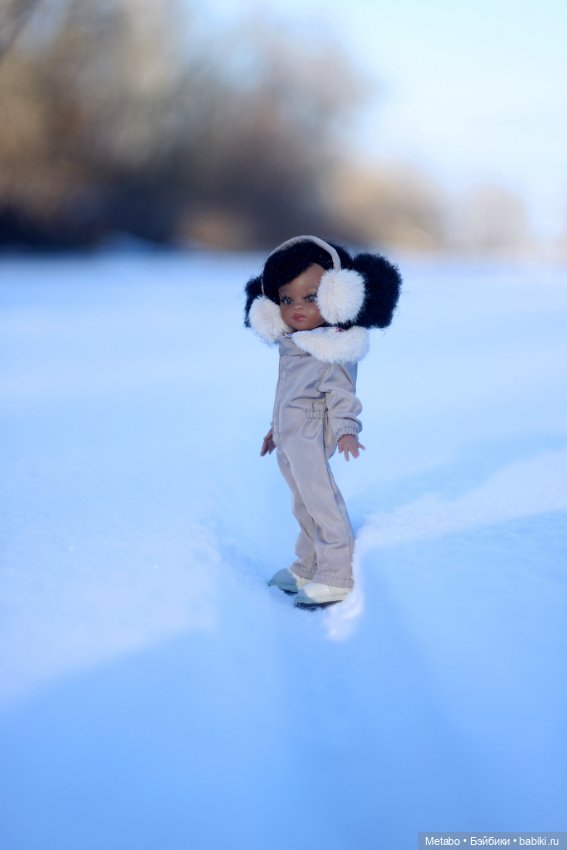 Мелкая в снежных просторах