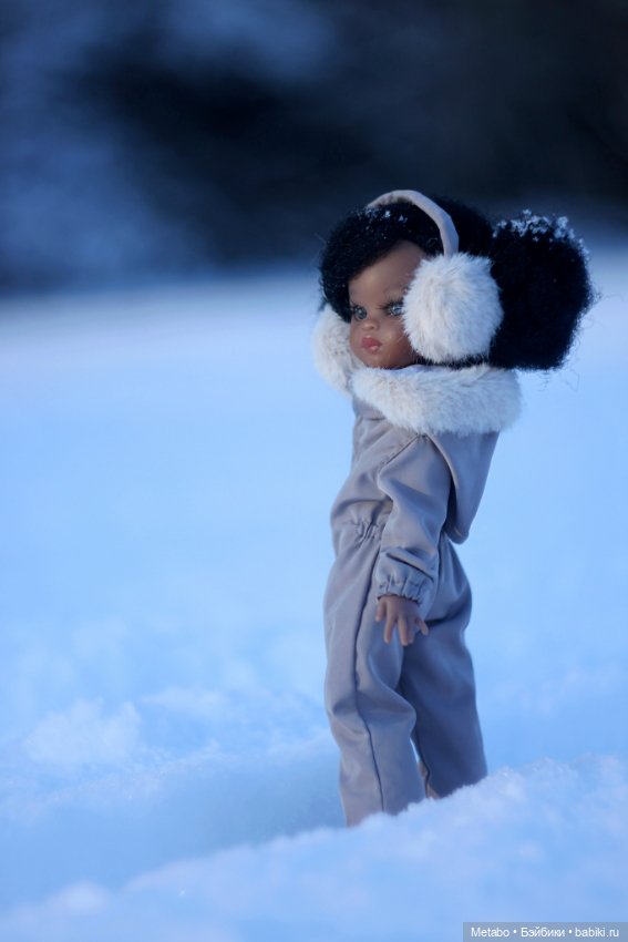 Мелкая в снежных просторах