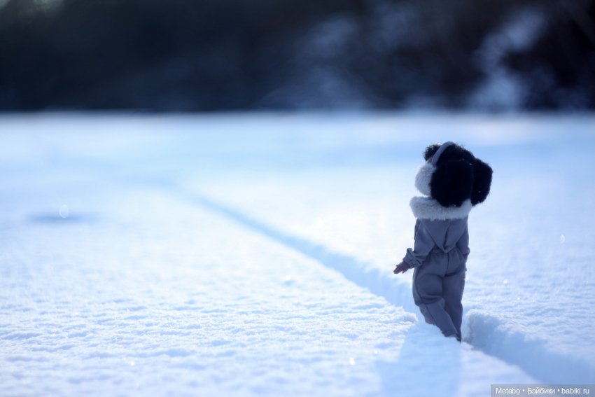 Мелкая в снежных просторах