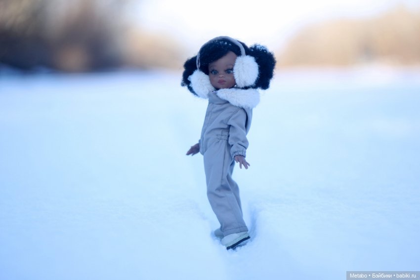 Мелкая в снежных просторах