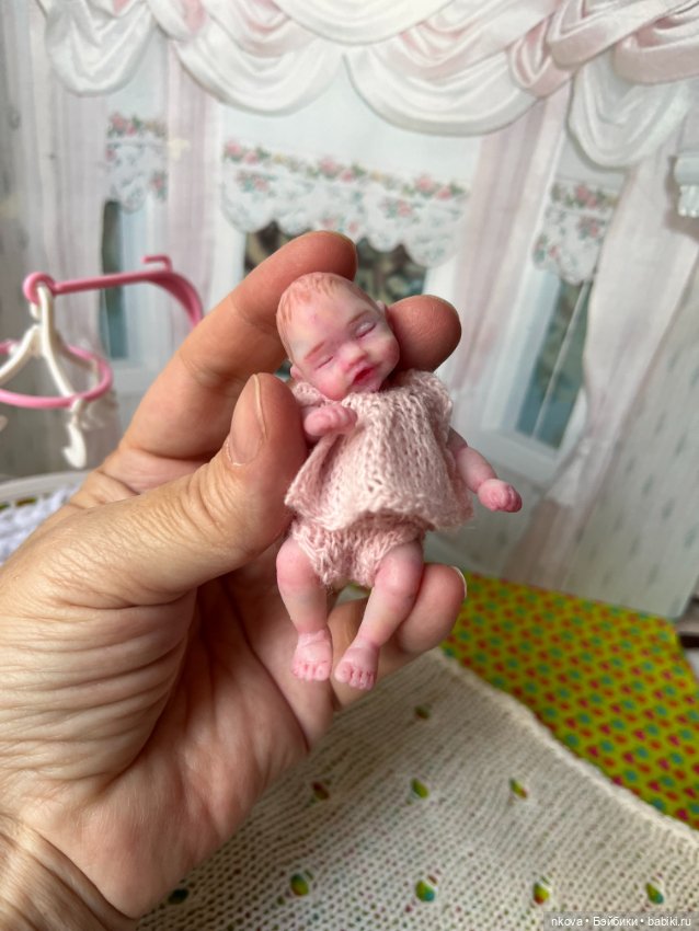 Мои миниатюрные силиконовые куклы