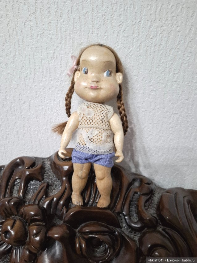 Нюрочка -куколка из дерева (фото 2)
