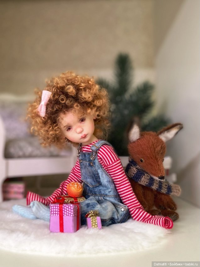 Кудряшка Фло — Авторские куклы BJD (БЖД) у нас дома: фото (фото 3)