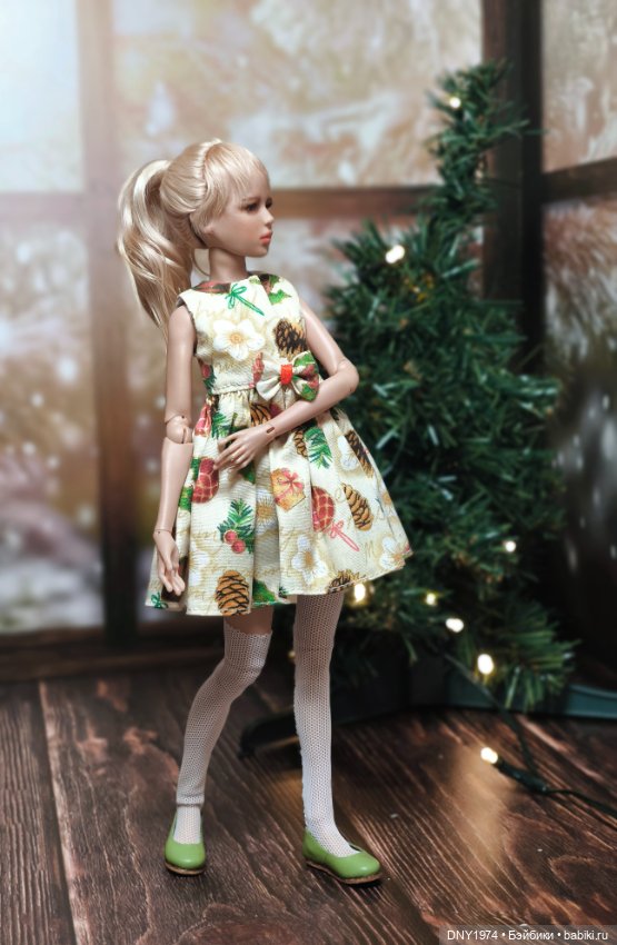Новогодняя Ева — Авторские куклы BJD (БЖД) у нас дома: фото (фото 6)