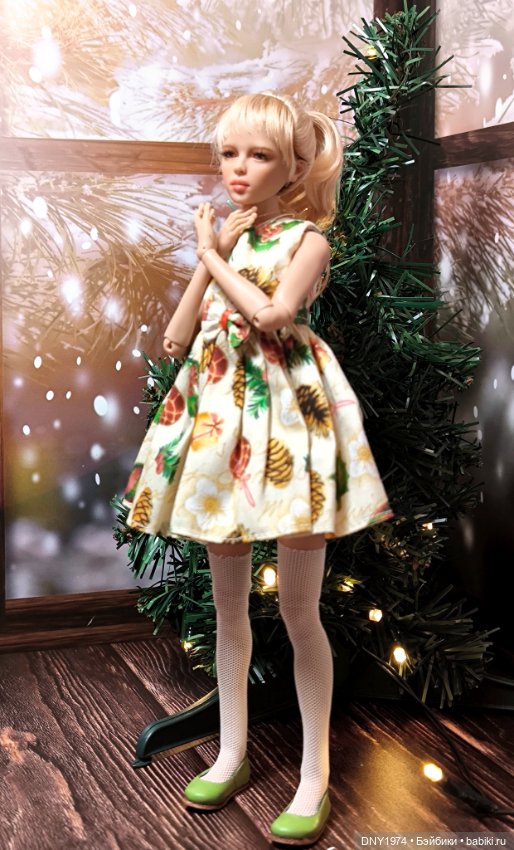 Новогодняя Ева — Авторские куклы BJD (БЖД) у нас дома: фото (фото 5)