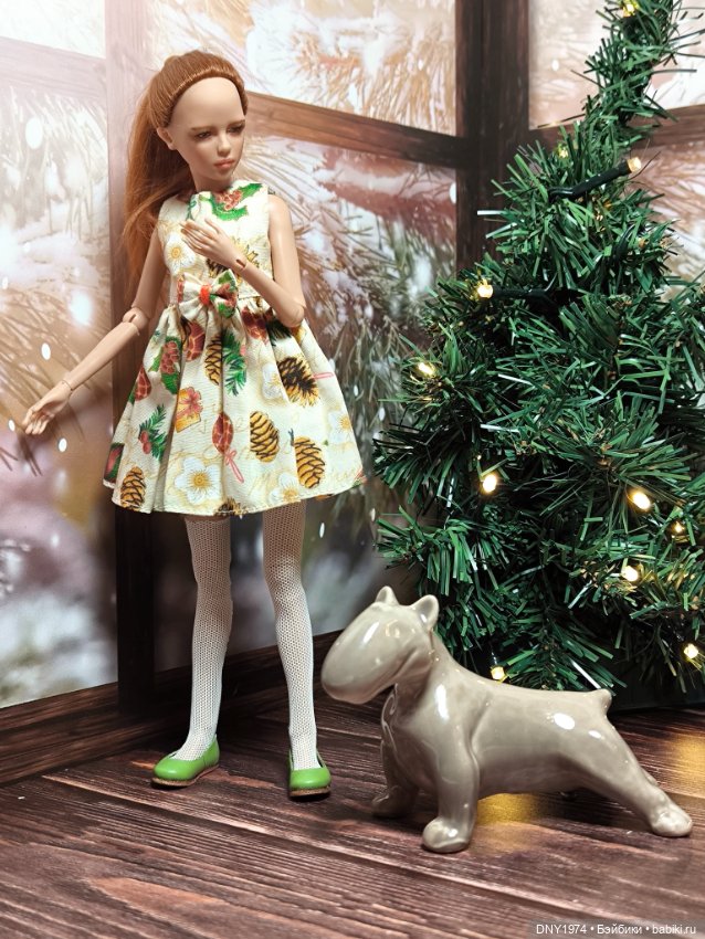 Новогодняя Ева — Авторские куклы BJD (БЖД) у нас дома: фото (фото 2)