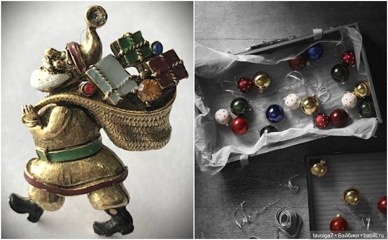 Новогодние обложки The New Yorker, винтажные броши и шарики