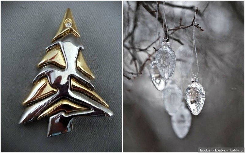 Новогодние обложки The New Yorker, винтажные броши и шарики