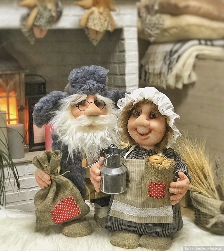 Мои домовые — Куклы из капрона и чулочной техники: авторские игрушки