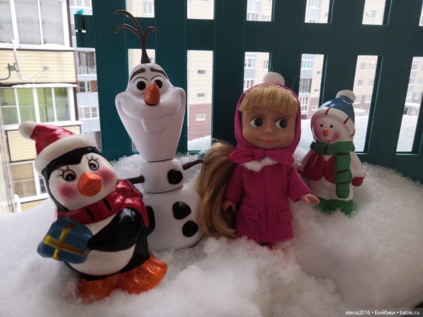 В январе много снега во дворе (фото 6)