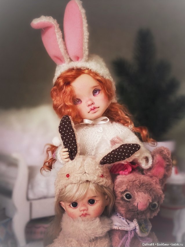 Праздничные зайки — Авторские куклы BJD (БЖД) у нас дома: фото (фото 5)