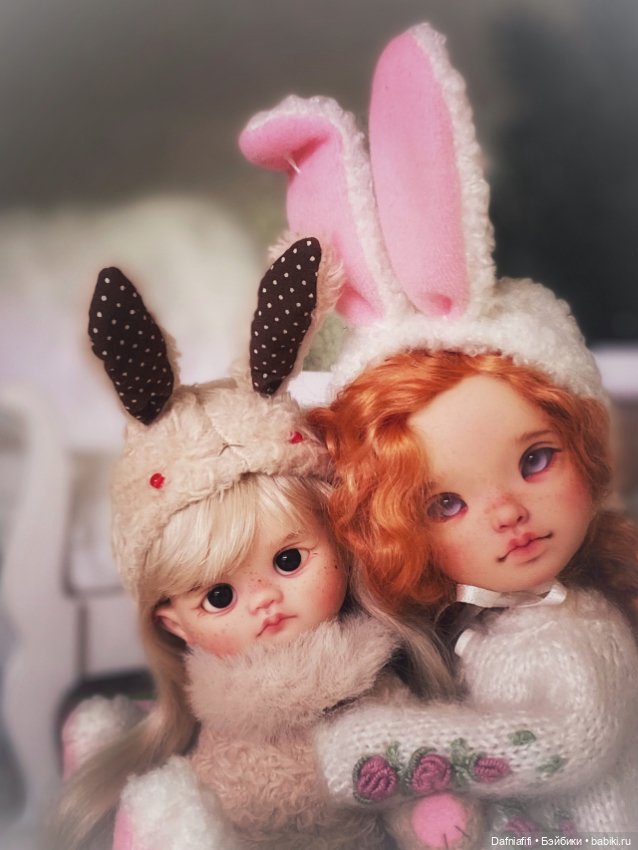 Праздничные зайки — Авторские куклы BJD (БЖД) у нас дома: фото (фото 2)