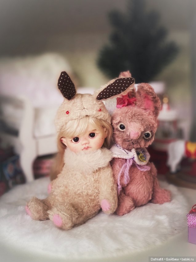 Праздничные зайки — Авторские куклы BJD (БЖД) у нас дома: фото (фото 8)