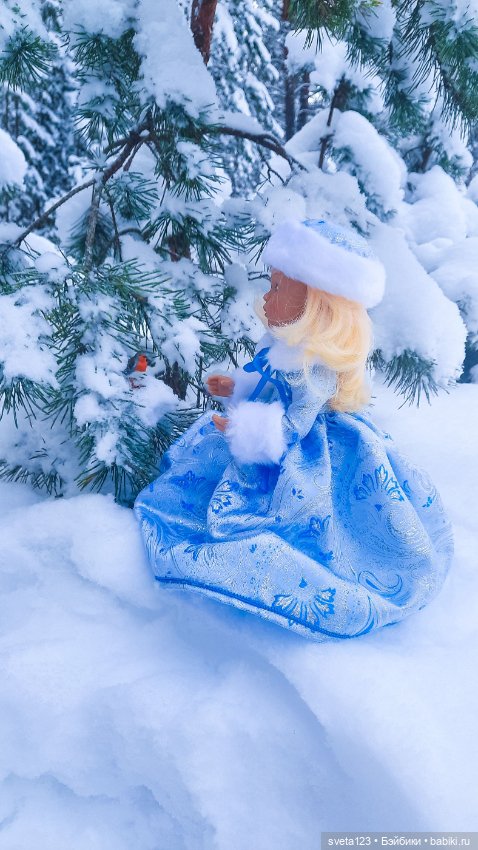 В новогоднем лесу ❄️❄️❄️ — Куклы Sylvia Natterer (Сильвия Наттерер): Gotz (фото 8)