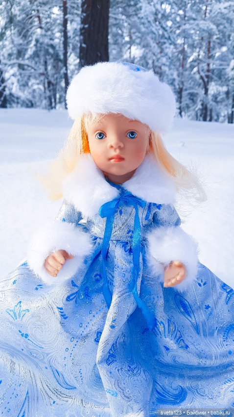 В новогоднем лесу ❄️❄️❄️ — Куклы Sylvia Natterer (Сильвия Наттерер): Gotz