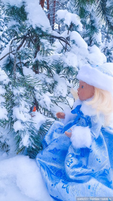 В новогоднем лесу ❄️❄️❄️ — Куклы Sylvia Natterer (Сильвия Наттерер): Gotz (фото 9)