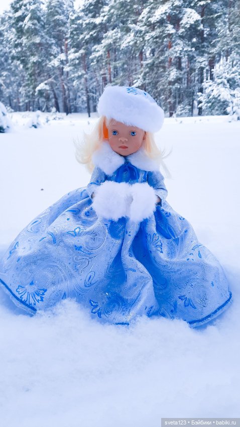 В новогоднем лесу ❄️❄️❄️ — Куклы Sylvia Natterer (Сильвия Наттерер): Gotz