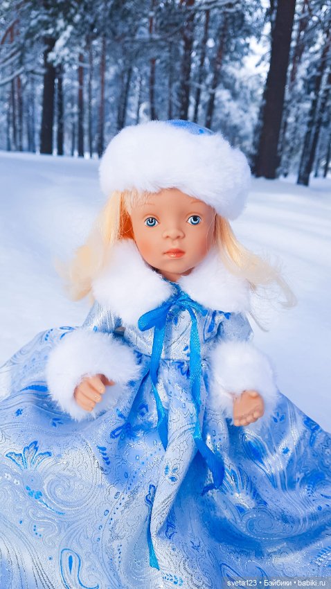 В новогоднем лесу ❄️❄️❄️ — Куклы Sylvia Natterer (Сильвия Наттерер): Gotz