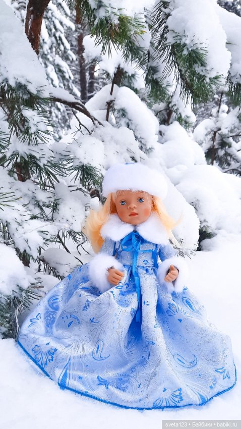 В новогоднем лесу ❄️❄️❄️ — Куклы Sylvia Natterer (Сильвия Наттерер): Gotz (фото 4)