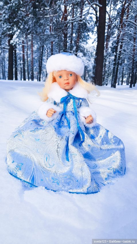 В новогоднем лесу ❄️❄️❄️ — Куклы Sylvia Natterer (Сильвия Наттерер): Gotz