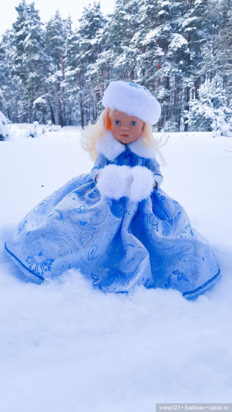 В новогоднем лесу ❄️❄️❄️ — Куклы Sylvia Natterer (Сильвия Наттерер): Gotz
