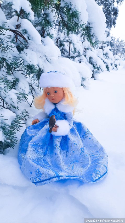 В новогоднем лесу ❄️❄️❄️ — Куклы Sylvia Natterer (Сильвия Наттерер): Gotz