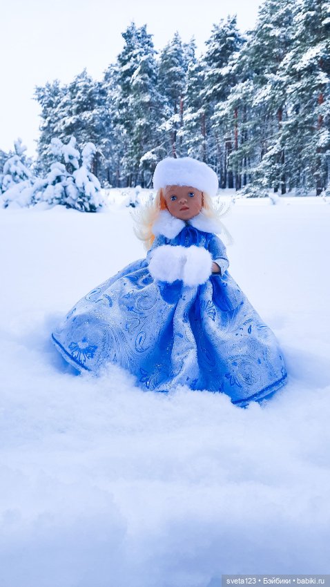 В новогоднем лесу ❄️❄️❄️ — Куклы Sylvia Natterer (Сильвия Наттерер): Gotz