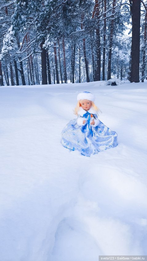 В новогоднем лесу ❄️❄️❄️ — Куклы Sylvia Natterer (Сильвия Наттерер): Gotz