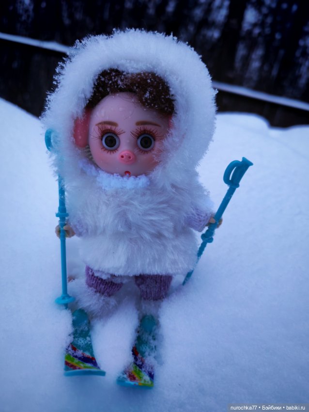 Про Нафочку. Лыжница — Гибриды шарнирных кукол (не БЖД): подбор тела (фото 2)