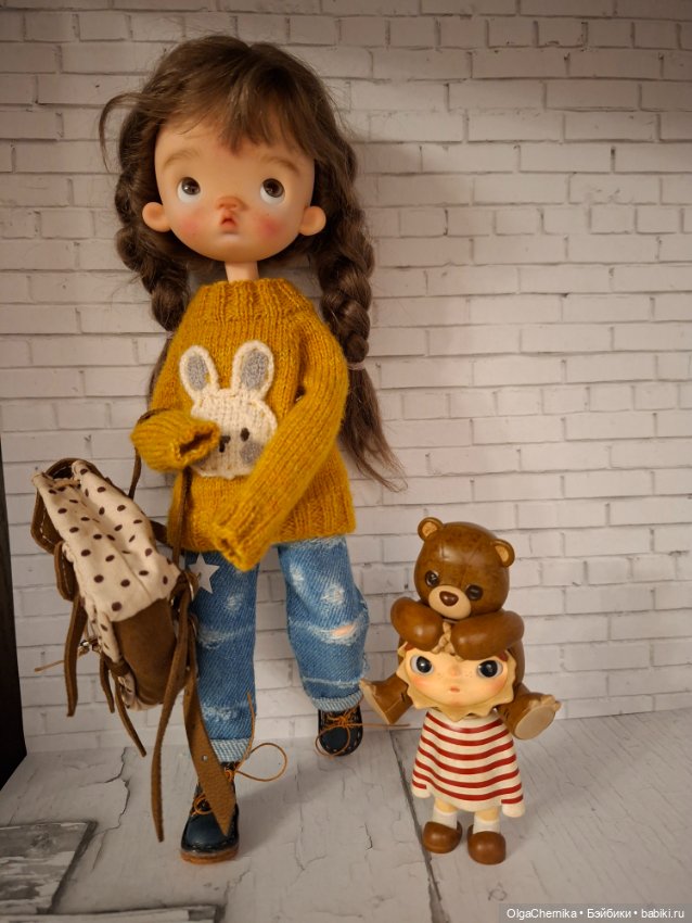 Пузырик приехала)) — Куклы Landoudou и Birdie: Дизайнерский винил (фото 3)