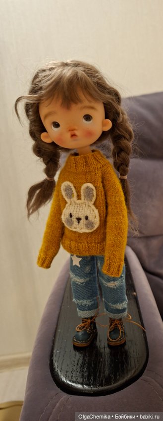 Пузырик приехала)) — Куклы Landoudou и Birdie: Дизайнерский винил (фото 4)