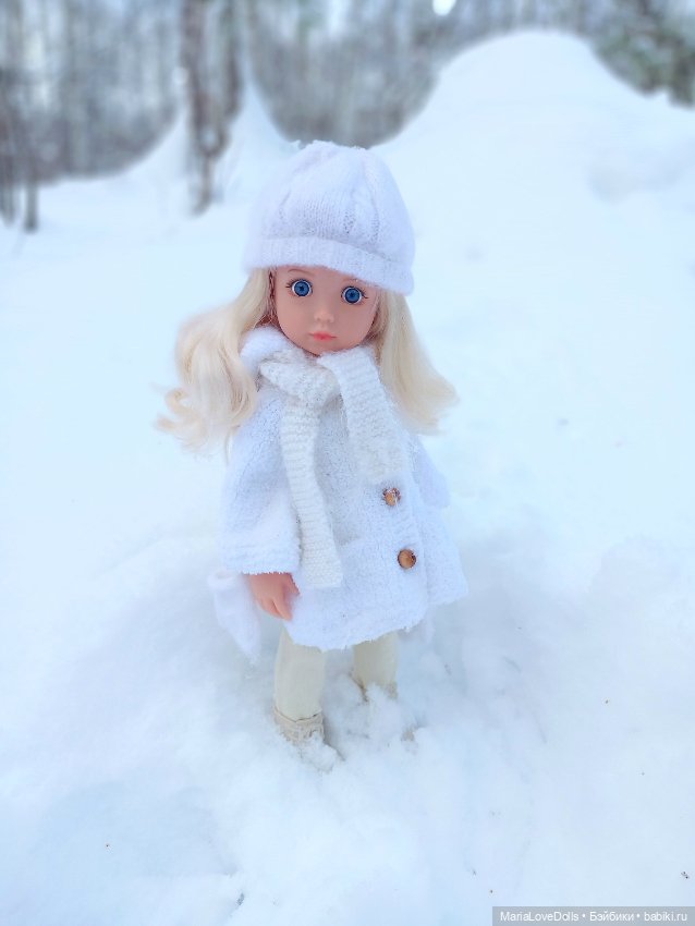 Зимний лес и маленькая Лиза