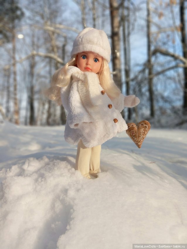 Зимний лес и маленькая Лиза