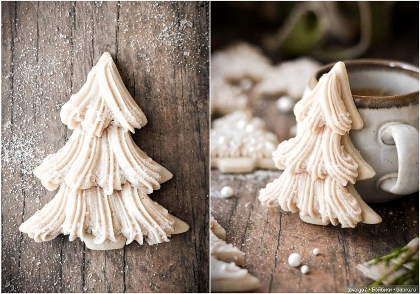 Новогодние десерты и снежная тема