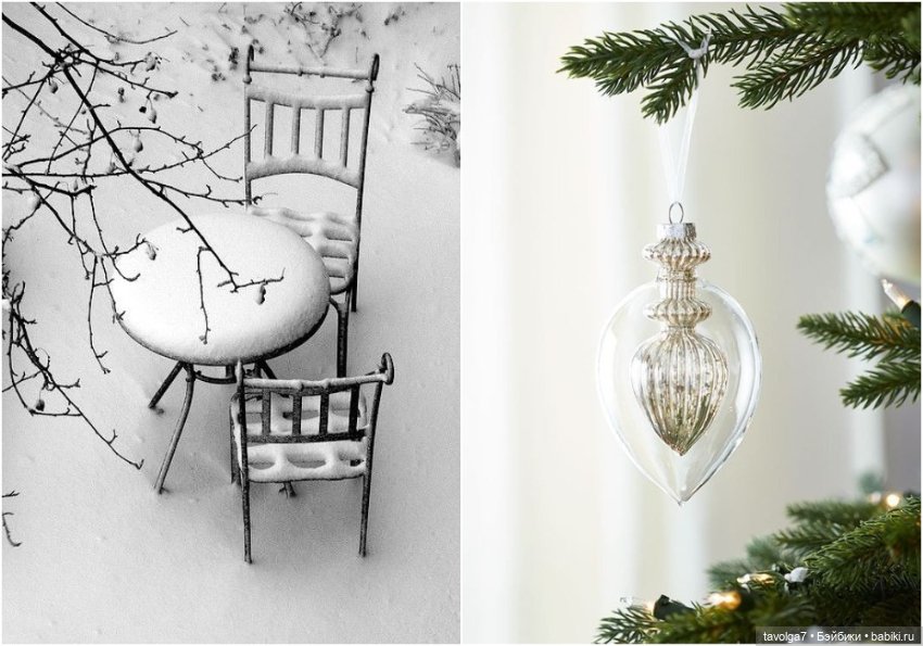 Новогодние десерты и снежная тема