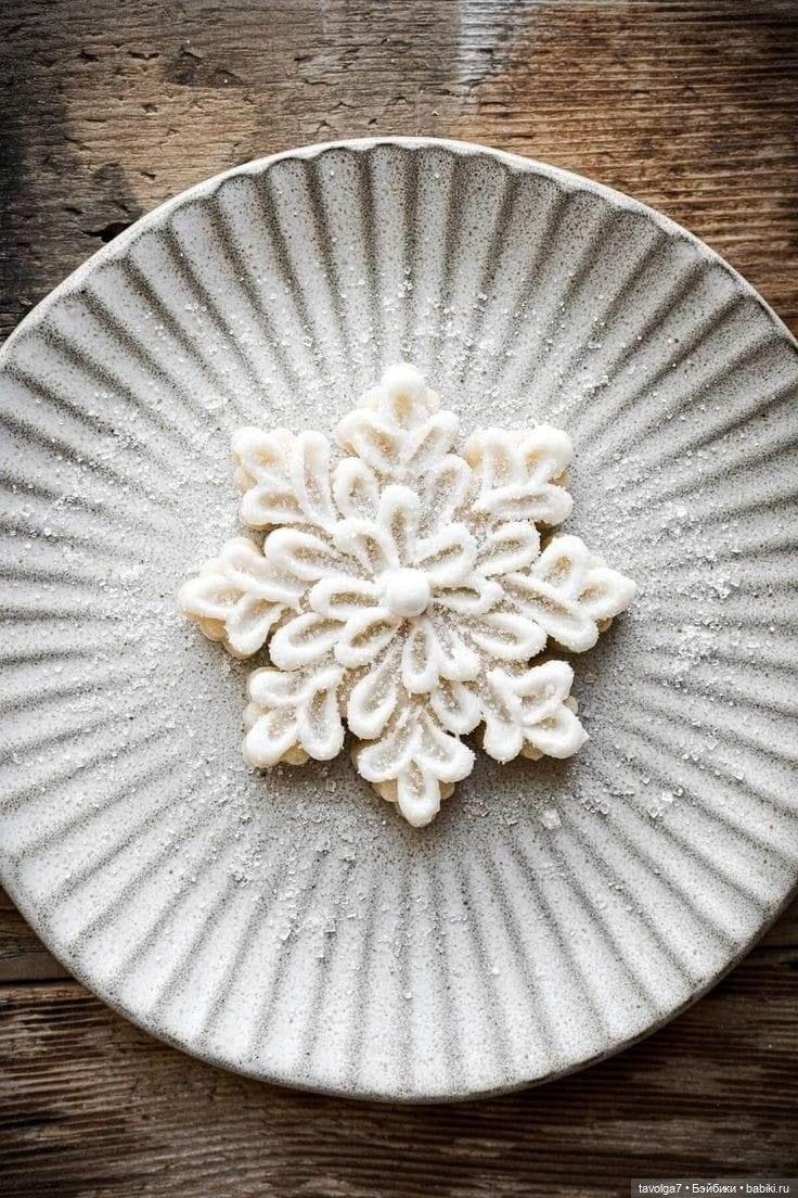 Новогодние десерты и снежная тема (фото 9)