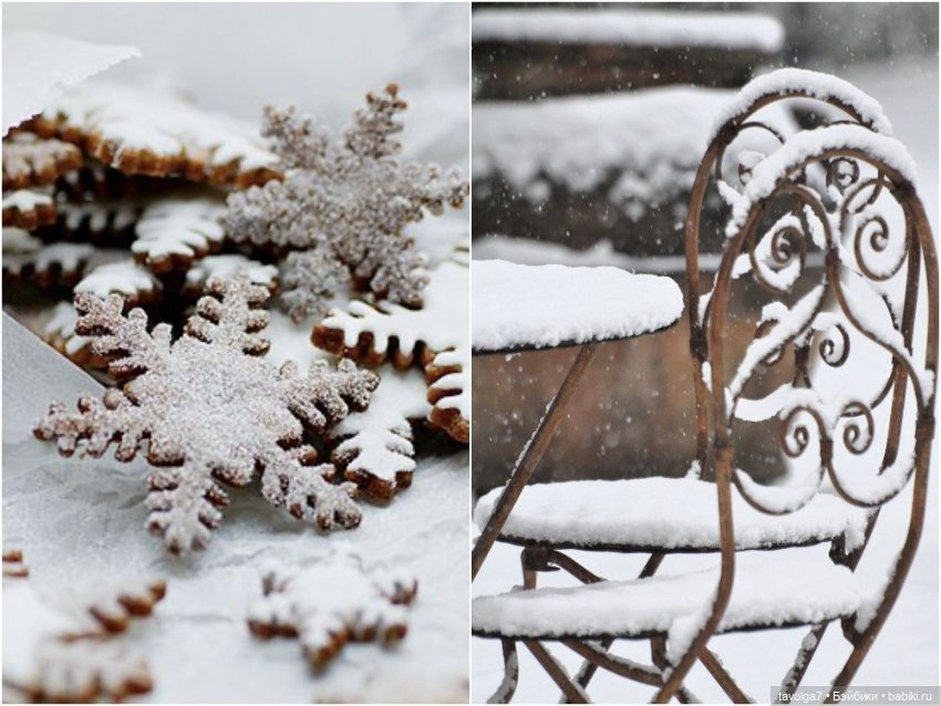 Новогодние десерты и снежная тема (фото 10)