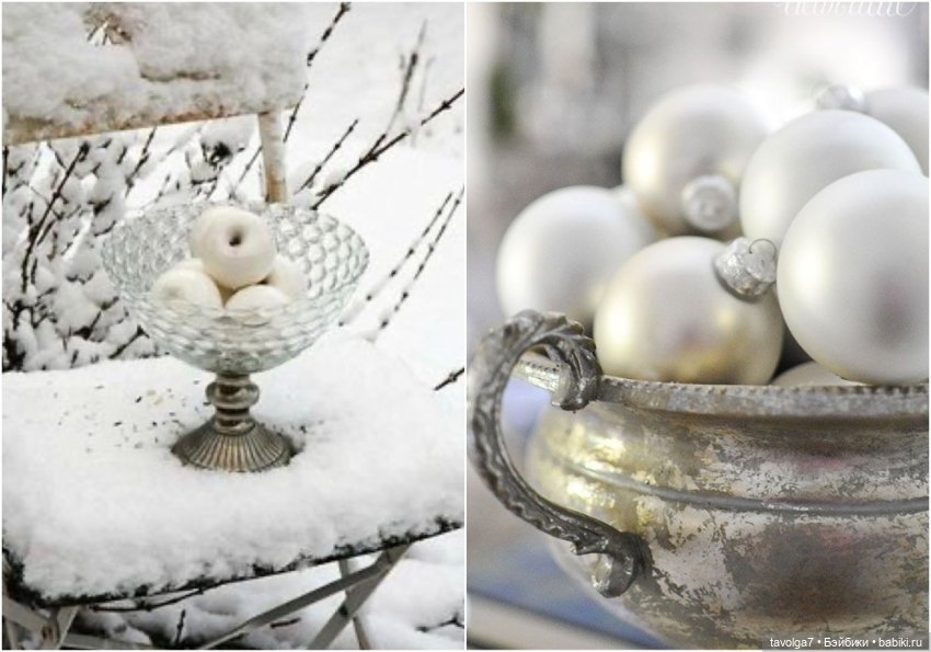 Новогодние десерты и снежная тема