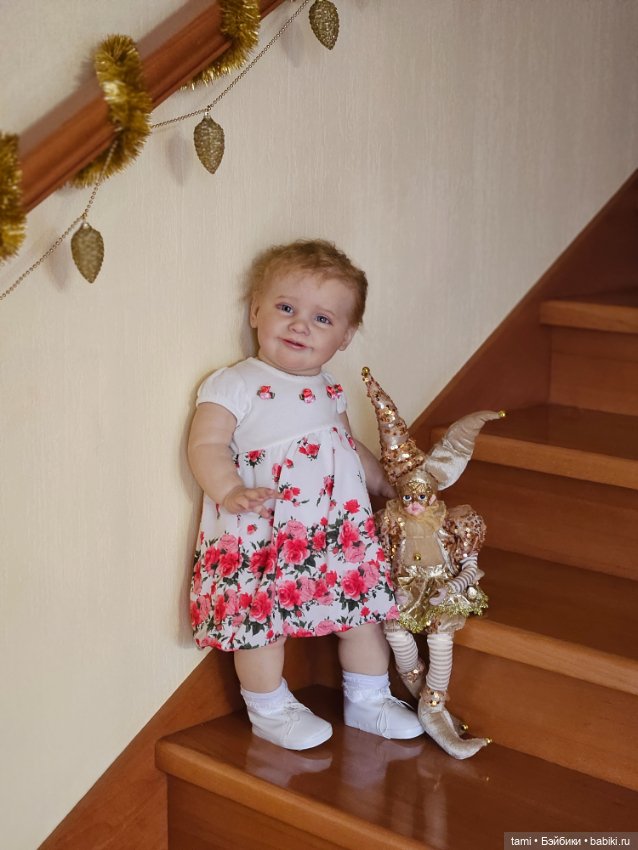 Зоечка у елочки — Куклы Реборн (Reborn): домашние фото