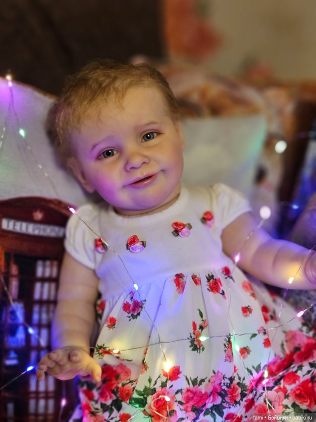 Зоечка у елочки — Куклы Реборн (Reborn): домашние фото