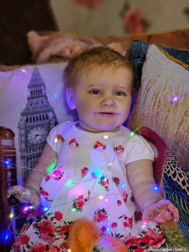 Зоечка у елочки — Куклы Реборн (Reborn): домашние фото