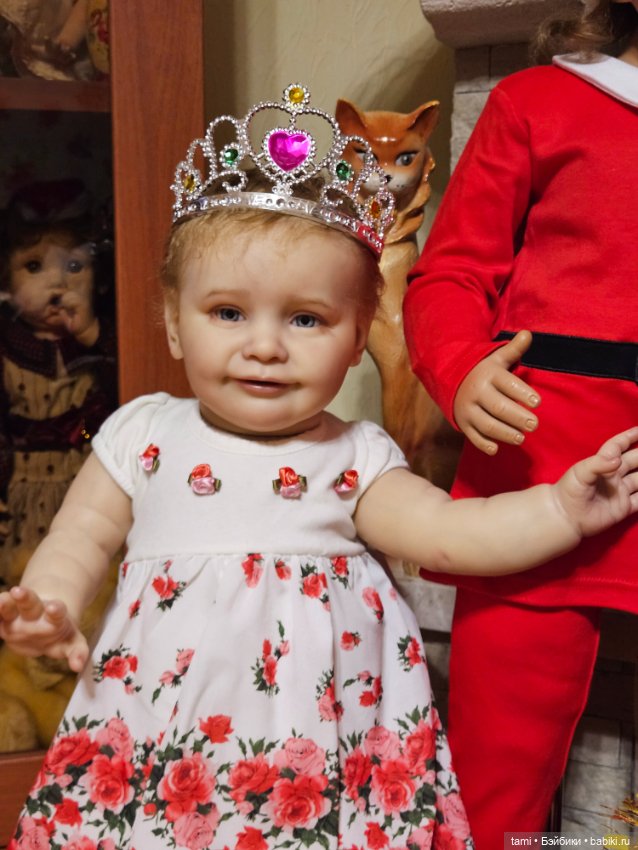 Зоечка у елочки — Куклы Реборн (Reborn): домашние фото