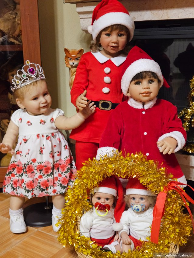Зоечка у елочки — Куклы Реборн (Reborn): домашние фото