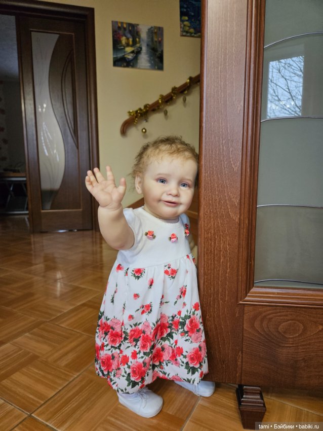 Зоечка у елочки — Куклы Реборн (Reborn): домашние фото